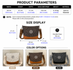 👜 Premium Monogram Shoulder & Crossbody Bag - Image 4